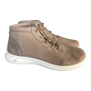 FLX Men’s Envision Wool Blend Tan High Top Comfort Sneakers Size-13